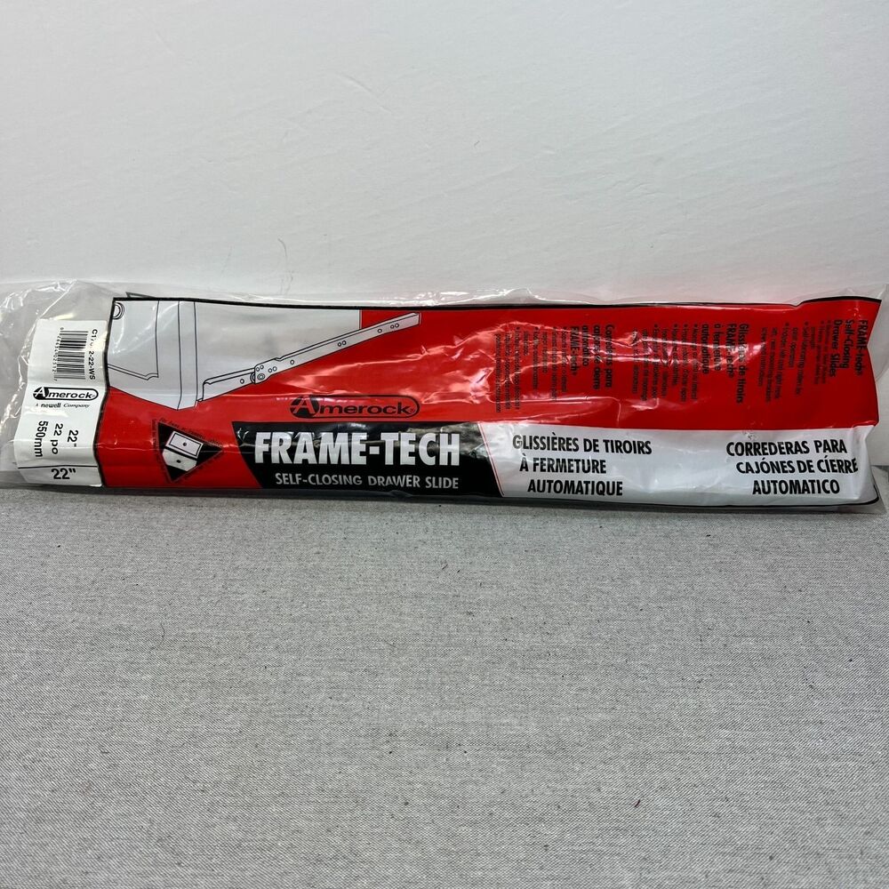 Amerock Frame-Tech 22" Self Closing Drawer Slide